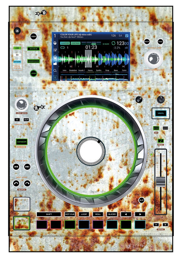Denon DJ SC 5000 Skin In-Rust-Rial